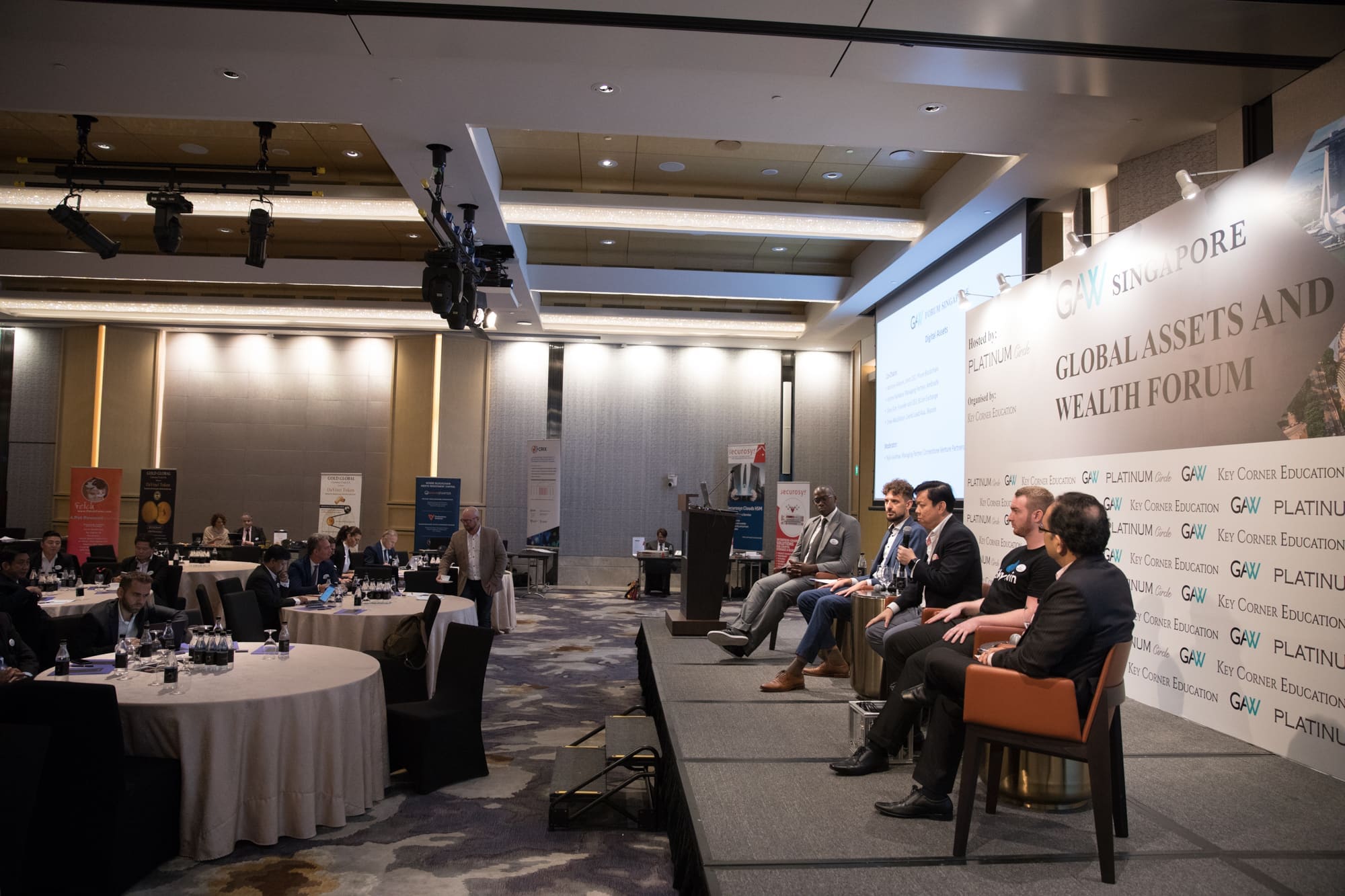 Panel discussion at the Global Assets and Wealth Forum